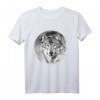 Wolf Motiv Vollmond T-Shirt mit Wölfen und Rudel - Raubtier-Design für Tier- und Naturliebhaber