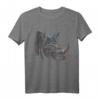 Nashorn Kunstwerk - Tier Motiv T-Shirt für Tierliebhaber, Freunde & Familie | Zoo Nashorn Design