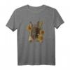 Niedlicher Eselkopf mit Sonnenblumen - Damen & Kinder T-Shirt, lustiges Tier- und Blumenmotiv, ideales Geschenk für Tierliebhaber
