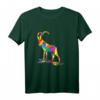 Buntes Polygon Tier Sternzeichen Capricorn Steinbock T-Shirt – Hochwertiges, langlebiges Zodiac-Design für Tier- und Sternzeichenliebhaber