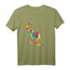 Buntes Polygon Tier Sternzeichen Capricorn Steinbock T-Shirt – Hochwertiges, langlebiges Zodiac-Design für Tier- und Sternzeichenliebhaber