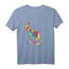 Buntes Polygon Tier Sternzeichen Capricorn Steinbock T-Shirt – Hochwertiges, langlebiges Zodiac-Design für Tier- und Sternzeichenliebhaber
