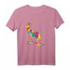 Buntes Polygon Tier Sternzeichen Capricorn Steinbock T-Shirt – Hochwertiges, langlebiges Zodiac-Design für Tier- und Sternzeichenliebhaber