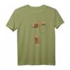 Faultier T-Shirt mit Taschen – Lustiges Faultier Outfit für Damen, Herren & Kinder, Perfekt als Geschenk für Faultier Liebhaber zu Geburtstag, Weihnachten & Halloween
