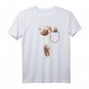 Faultier T-Shirt mit Taschen – Lustiges Faultier Outfit für Damen, Herren & Kinder, Perfekt als Geschenk für Faultier Liebhaber zu Geburtstag, Weihnachten & Halloween