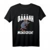 Bääh Menschen T-Shirt - Lustiges, klassisch geschnittenes Shirt mit doppeltem Saum für Humor und Alltag