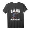 Bääh Menschen T-Shirt - Lustiges, klassisch geschnittenes Shirt mit doppeltem Saum für Humor und Alltag