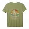 Save the Chubby Unicorn Nashorn Tier T-Shirt – Lustiges Retro Motiv für Naturschützer, Safari & Zoo Fans, Perfekt als Geschenk