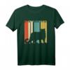Retro Schneeleopard T-Shirt Geschenk - Lustiges Tiermotiv für Kinder, Erwachsene & Tierliebhaber zu Weihnachten, Geburtstag, Valentinstag, Vatertag & Muttertag