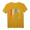 Retro Schneeleopard T-Shirt Geschenk - Lustiges Tiermotiv für Kinder, Erwachsene & Tierliebhaber zu Weihnachten, Geburtstag, Valentinstag, Vatertag & Muttertag