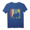 Retro Schneeleopard T-Shirt Geschenk - Lustiges Tiermotiv für Kinder, Erwachsene & Tierliebhaber zu Weihnachten, Geburtstag, Valentinstag, Vatertag & Muttertag