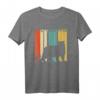 Retro Schneeleopard T-Shirt Geschenk - Lustiges Tiermotiv für Kinder, Erwachsene & Tierliebhaber zu Weihnachten, Geburtstag, Valentinstag, Vatertag & Muttertag