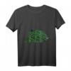 Buntes Pfauenfedern T-Shirt mit Pfau – Geschenk für Tier- & Pfauenliebhaber, ideal zu Weihnachten & Geburtstag