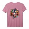 Buntes Tiger Tierliebhaber T-Shirt - Farbenfrohes Tiermotiv für Tierfreunde und Geschenkideen