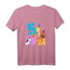 Kinder Geburtstagsshirt 5 Jahre mit Tieren und Dschungelmotiven – Perfekt für die Geburtstagsfeier, Kindergarten & Schule