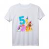 Kinder Geburtstagsshirt 5 Jahre mit Tieren und Dschungelmotiven – Perfekt für die Geburtstagsfeier, Kindergarten & Schule