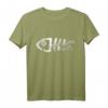 Fischgrätenfisch Skelett T-Shirt - Lustiges Tiermotiv für Freunde, Familie und junge Leute, Retro-Design