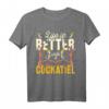 Papagei Vogelliebhaber Tier Vogel Lustiges Nymphensittich T-Shirt - Perfektes Geschenk für Tier- und Vogelliebhaber