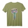 Bunter witziger Strauß Vogel T-Shirt für Damen und Herren - Perfektes Geschenk für Tierliebhaber, Safari- und Zoo-Fans