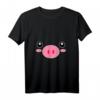 Schwein Gesicht Fun T-Shirt - Lustiges Tier Kinder T-Shirt für Halloween, Geburtstag & Weihnachten, Perfekt für Tierfreunde mit Humor
