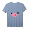 Schwein Gesicht Fun T-Shirt - Lustiges Tier Kinder T-Shirt für Halloween, Geburtstag & Weihnachten, Perfekt für Tierfreunde mit Humor