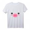 Schwein Gesicht Fun T-Shirt - Lustiges Tier Kinder T-Shirt für Halloween, Geburtstag & Weihnachten, Perfekt für Tierfreunde mit Humor