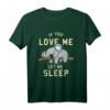 Niedliches Tier Geschenk: Schlafender Koala T-Shirt – Perfektes Geschenk für Tierliebhaber, Australien-Reisende & Weihnachten