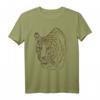 Tiger Tiermotiv Retro Aufdruck T-Shirt – Cooles Geschenk für Tierliebhaber, Kinder & Erwachsene mit Tigergesicht