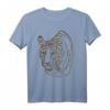 Tiger Tiermotiv Retro Aufdruck T-Shirt – Cooles Geschenk für Tierliebhaber, Kinder & Erwachsene mit Tigergesicht