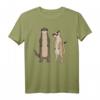 Erdmännchen und Seeotter Lustiges Tier T-Shirt – Niedliche Sommer- und Urlaubsdesigns für Damen, Herren & Kinder
