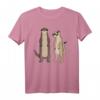 Erdmännchen und Seeotter Lustiges Tier T-Shirt – Niedliche Sommer- und Urlaubsdesigns für Damen, Herren & Kinder