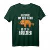 Ich spüre das Tier in mir: Faultier Langschläfer T-Shirt – Lustiges Geschenk für Chiller, Morgenmuffel & Faultier Fans