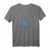 Tierpfleger Geschenk - Antarktis Tiere Herzschlag EKG Pinguin T-Shirt für Pinguin-Liebhaber & Tierfreunde