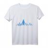 Tierpfleger Geschenk - Antarktis Tiere Herzschlag EKG Pinguin T-Shirt für Pinguin-Liebhaber & Tierfreunde