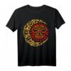 Maori Sun Moon T-Shirt mit traditionellen Kunstsymbolen und Tiermotiven – Authentisches Polynesisches Design für Männer, Frauen und Kinder