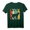 Lustiges Retro Luchs Tier T-Shirt – Perfektes Geschenk für Tierliebhaber, Natur- und Safari-Fans zu Weihnachten, Geburtstag & Halloween
