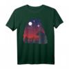 Tier Nachtleben T-Shirt mit wildem Bären im Wald – Perfektes Geschenk für Natur- und Tierliebhaber, Jäger, Wanderer und Camper