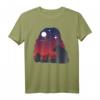 Tier Nachtleben T-Shirt mit wildem Bären im Wald – Perfektes Geschenk für Natur- und Tierliebhaber, Jäger, Wanderer und Camper
