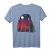 Tier Nachtleben T-Shirt mit wildem Bären im Wald – Perfektes Geschenk für Natur- und Tierliebhaber, Jäger, Wanderer und Camper
