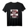 Kein Tier ist egal T-Shirt - Tierschutz und Tierrechte Vintage Motiv für Veganer, Vegetarier & Tierliebhaber