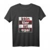 Kein Tier ist egal T-Shirt - Tierschutz und Tierrechte Vintage Motiv für Veganer, Vegetarier & Tierliebhaber