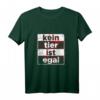 Kein Tier ist egal T-Shirt - Tierschutz und Tierrechte Vintage Motiv für Veganer, Vegetarier & Tierliebhaber