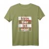 Kein Tier ist egal T-Shirt - Tierschutz und Tierrechte Vintage Motiv für Veganer, Vegetarier & Tierliebhaber