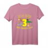 Kinder Zoo 3. Geburtstag T-Shirt für Jungen und Mädchen mit Tiermotiven – Perfektes Geschenk für den Kindergeburtstag