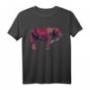 Büffel Portrait T-Shirt für Wisent und Bison Tier Freunde - Geschenkidee & Souvenir für Tierliebhaber