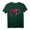 Büffel Portrait T-Shirt für Wisent und Bison Tier Freunde - Geschenkidee & Souvenir für Tierliebhaber