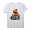 Fuchs Buch Lesen Nerd Tier T-Shirt - Für Bibliothekare, Bücherliebhaber & Tierfans, perfekt für Frauen, Mädchen & Kinder