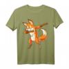 Fuchs DAB Dance T-Shirt Rot - Funny Cute Fox Tier Motiv, Perfektes Geschenk für Tierliebhaber, Tänzer & Naturfreunde