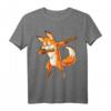 Fuchs DAB Dance T-Shirt Rot - Funny Cute Fox Tier Motiv, Perfektes Geschenk für Tierliebhaber, Tänzer & Naturfreunde