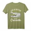 Krokodil T-Shirt für Tierliebhaber - Perfektes Geschenk für Biologen, Tierpfleger und Reptilienfans zu Weihnachten & Geburtstag